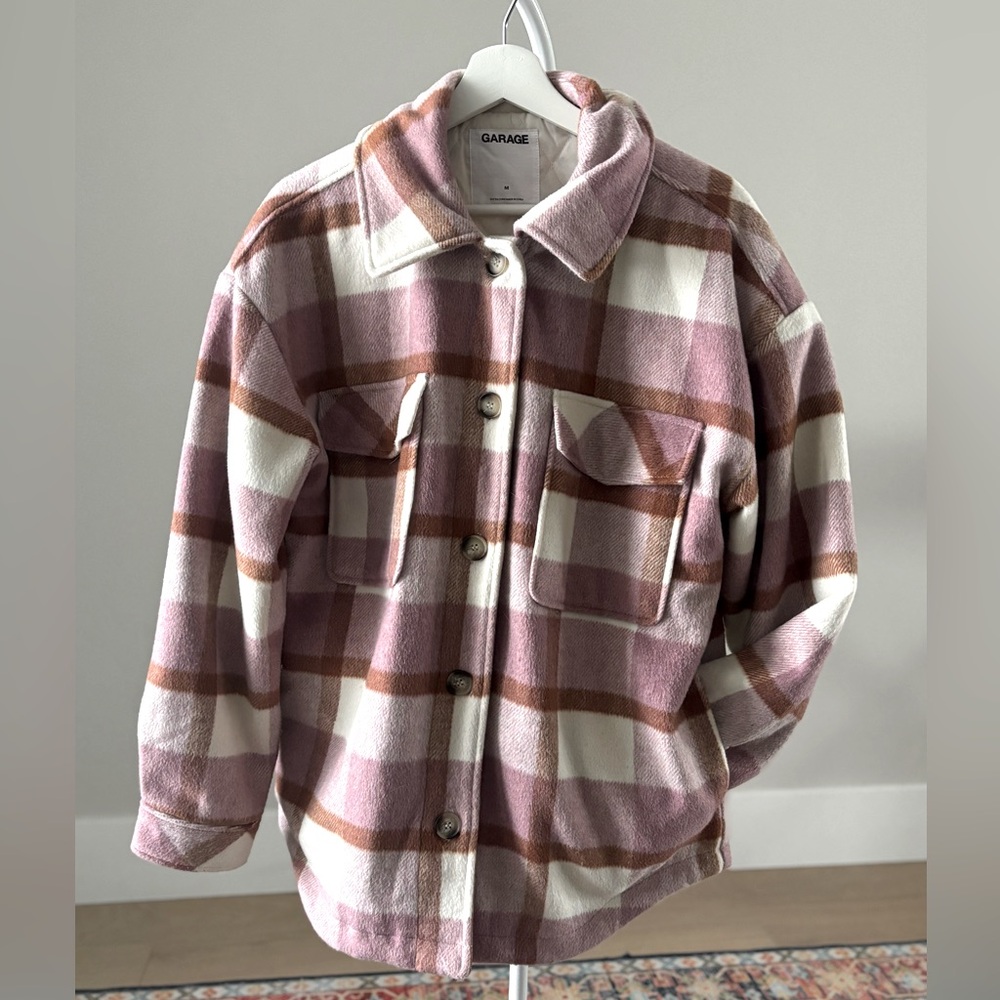 Garage Plaid Jacket Shacket